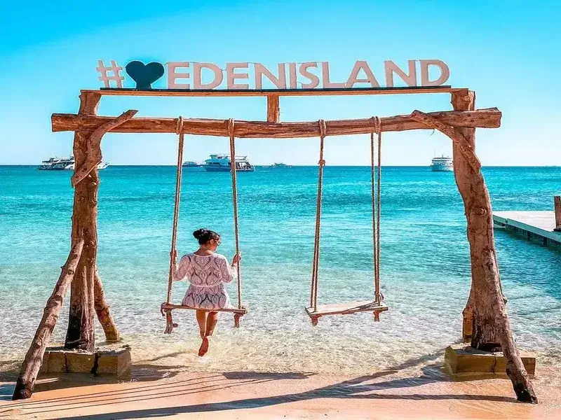 Eden Island excursion Hurghada plage privée